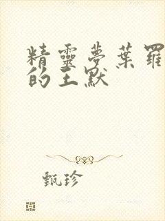 精灵梦叶罗丽中的王默封面