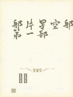 那片星空那片海第一部封面
