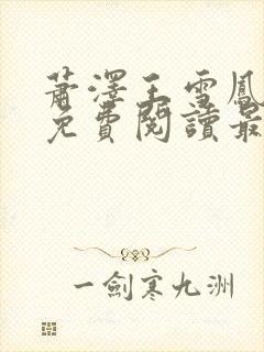 萧泽王雪凤全文免费阅读最新章节更