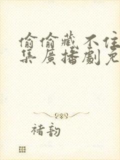 偷偷藏不住18集广播剧免费听