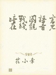 暗战国语完整版在线观看免费观看