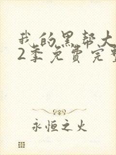 我的黑帮大佬第2季免费完整版