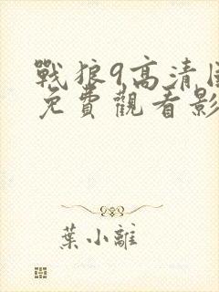 战狼9高清国语免费观看影视