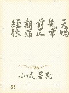 经期前几天乳房胀痛正常吗?