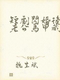 短剧闪婚后豪门老公马甲藏不住3