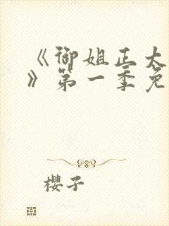 《御姐正太御姐》第一季免费观看在