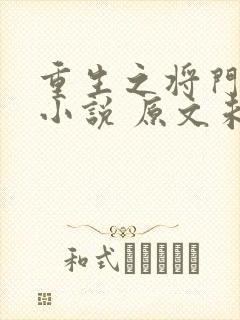 重生之将门毒后小说 原文未删减封面
