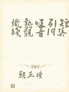 炽热吸引短剧在线观看19集