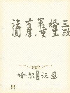 没有军婚三年不圆房,重生改嫁他首长小说