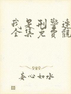 我是刑警连续剧全集免费观看