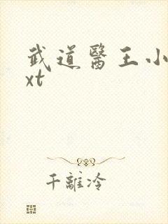 武道医王小妖txt