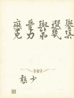 恋爱与选举与巧克力第几集