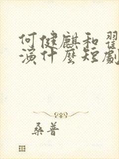 何健麒和翟一莹演什么短剧封面