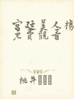 宫廷美人杨玉环免费观看