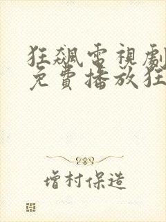 狂飙电视剧全集免费播放狂飙封面