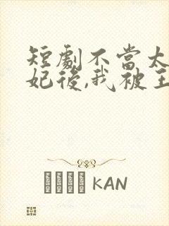 短剧不当太子侧妃后,我被王爷宠成宝