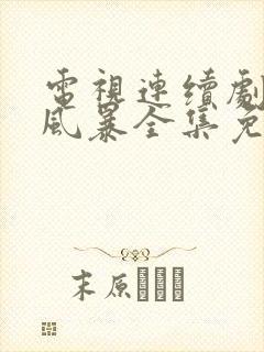 电视连续剧扫黑风暴全集免费观看封面