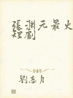 张渊元最火十部短剧