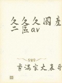 久久久国产一区二区av