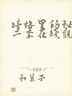 暗格里的秘密第二季在线观看