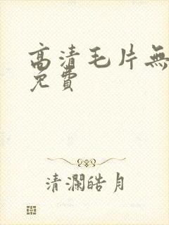 高清毛片无遮挡免费封面