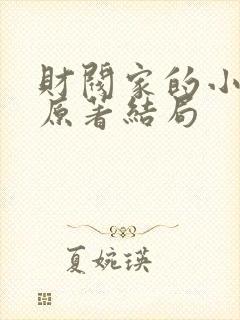 财阀家的小儿子原著结局封面