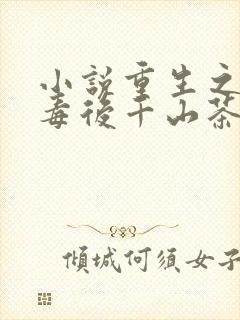 小说重生之将门毒后千山茶客正版