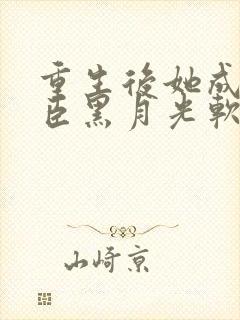 重生后她成了权臣黑月光软凝玉封面