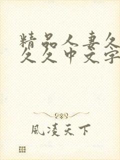 精品人妻久久久久久中文字幕|9