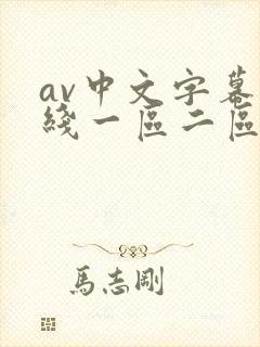 av中文字幕在线一区二区