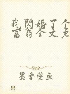 我闪婚了个亿万富翁全文免费阅读