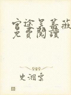 官途吴蔷薇全文免费阅读