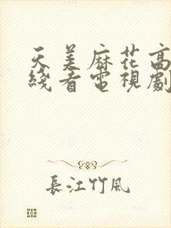 天美麻花高清在线看电视剧免费播放