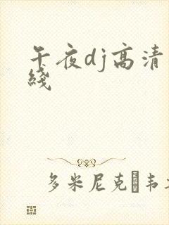 午夜dj高清在线