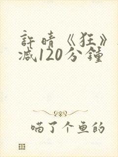 许晴《狂》无删减120分钟