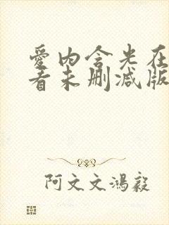 爱内含光在线观看未删减版