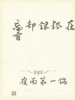 忘却银狐在线观看