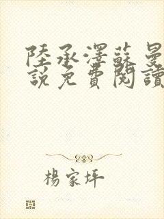 陆承泽苏曼柔小说免费阅读最新章节封面