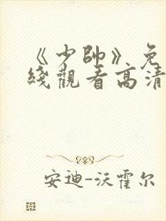 《少帅》免费在线观看高清完整版