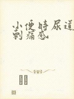 小便时尿道口有刺痛感封面