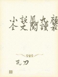 小说凤九颜萧煜全文阅读最新章节封面