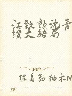 江致勋沈青青后续大结局