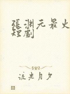 张渊元最火十部短剧