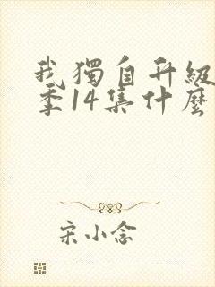 我独自升级第二季14集什么时间更新封面