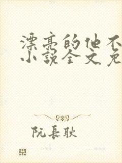 漂亮的他不说话小说全文免费阅读无删减