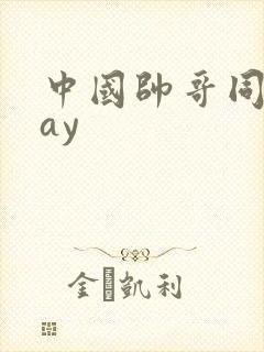 中国帅哥同志gay