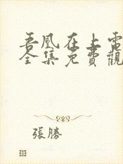 吾凰在上电视剧全集免费观看