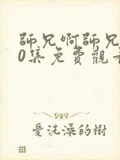 师兄啊师兄第50集免费观看高清封面