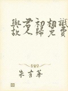 与君初相识犹如故人归免费剧情