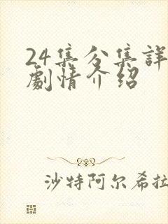 24集分集详细剧情介绍